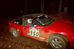 Shane Mitchell / Paul Donnelly Eagle Talon at speed on SS8, Bob Lake.