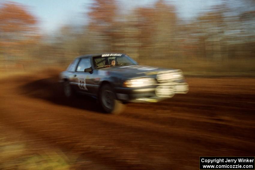 Mike Hurst / Rob Bohn Ford Mustang on the practice stage.