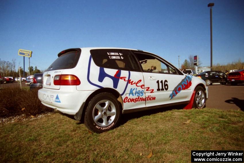 Tom Lawless / Brendan Lawless Honda Civic at parc expose.