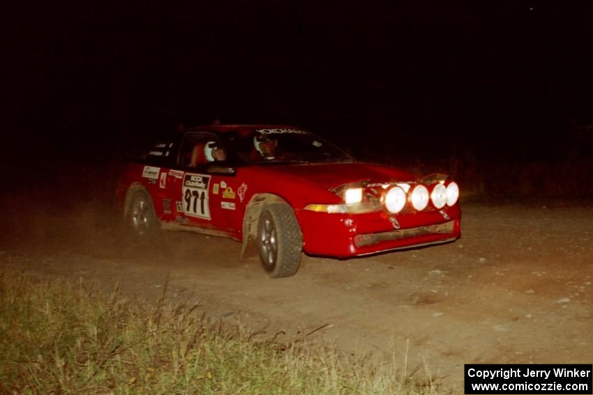 Brendan Cunningham / Paul McClean Eagle Talon at the spectator corner on SS4, Far Point I.