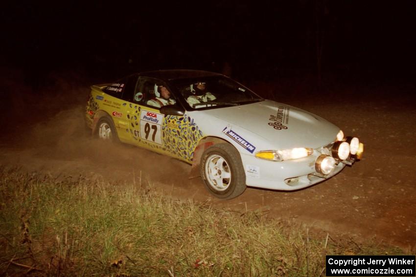 Paul Dubinsky / Yvon Dubinsky Eagle Talon at the spectator corner on SS4, Far Point I.