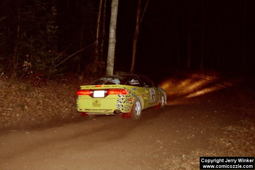 Paul Dubinsky / Yvon Dubinsky Eagle Talon at speed on SS8, Bob Lake.