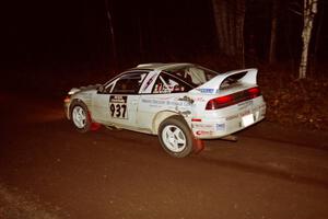 Patrick Farrell / Sean O'Reilly Eagle Talon at speed near the end of SS10, Menge Creek.