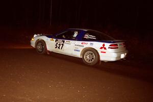 Chris Gilligan / Joe Petersen Mistubishi Eclipse GSX at speed near the end of SS10, Menge Creek.