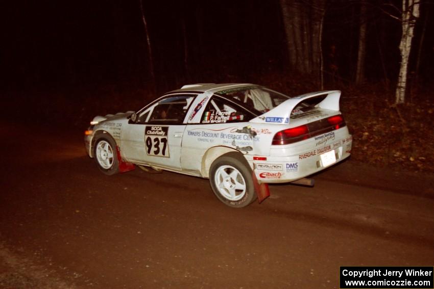 Patrick Farrell / Sean O'Reilly Eagle Talon at speed near the end of SS10, Menge Creek.