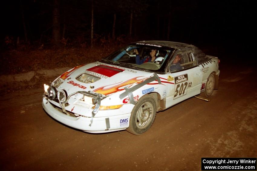 Micah Wiitala / Josh Prusi Saturn SC2 at the end of SS10, Menge Creek.