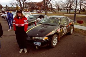 Steve Nielsen / Lisa Parker Plymouth Laser at parc expose in Calumet prior to the start of day two.