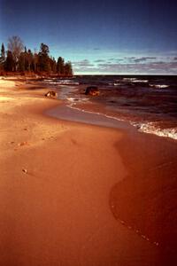 Keewenaw Peninsula beach near Betsy, MI.