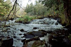 Unnamed Falls of the Montreal River near Hurley, WI