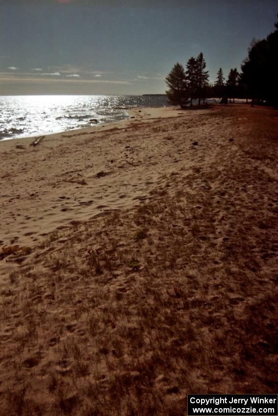 Keewenaw Peninsula beach near Betsy, MI.