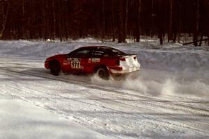 Brendan Cunningham / Paul McClean Eagle Talon at speed on SS4, Avery Lake.