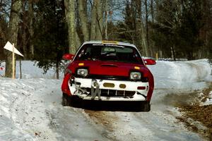 Michael Reeves / Don Reeves Toyota Celica All-Trac sets up for the hairpin on SS5, Ranch II.