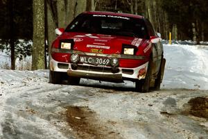 Wiktor Biegalski / Andy Malkowski Mitsubishi Eclipse sets up for the hairpin on SS5, Ranch II.