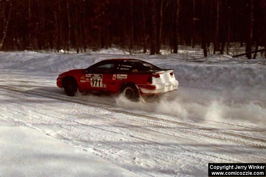 Brendan Cunningham / Paul McClean Eagle Talon at speed on SS4, Avery Lake.