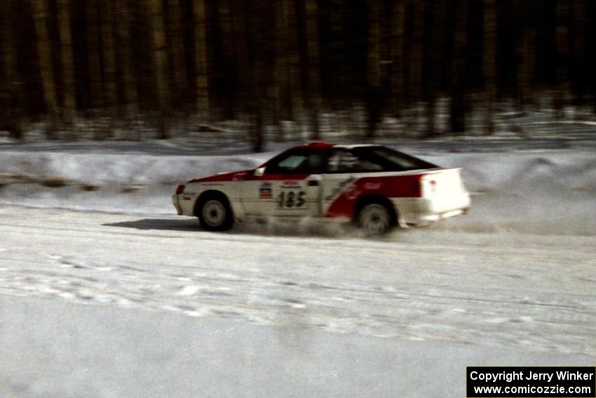 Jon Bogert / Daphne Bogert Toyota Celica All-Trac at speed on SS4, Avery Lake.