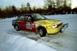 Dean Fry / Greg Usavage Subaru Legacy at the spectator corner on SS11, Hungry 5.