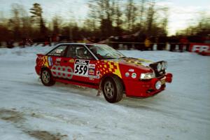 John Rek / Rob Dupree Audi S2 Quattro at the spectator corner on SS11, Hungry 5.