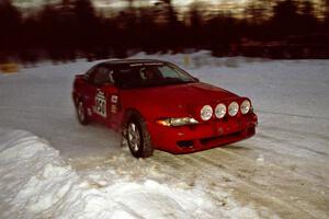 Shane Mitchell / Paul Donnelly Eagle Talon at the spectator corner on SS11, Hungry 5.