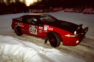 Scott Harvey, Jr. / Jeff Hribar Eagle Talon TSi at the spectator corner on SS11, Hungry 5.