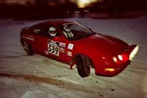 Ryan Brooks / Shanti Traskowski Acura Integra GS-R at the spectator corner on SS11, Hungry 5.