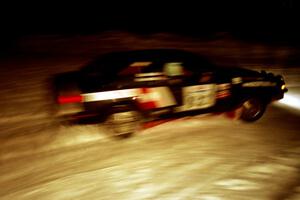 Mike Hurst / Rob Bohn Pontiac Sunbird Turbo at the spectator corner on SS13, Meaford/DeCheau Lake.