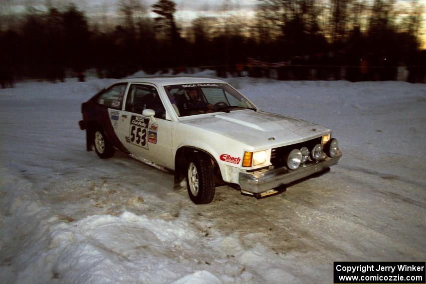 Jerry Brownell / Jim Windsor Chevy Citation at the spectator corner on SS11, Hungry 5.