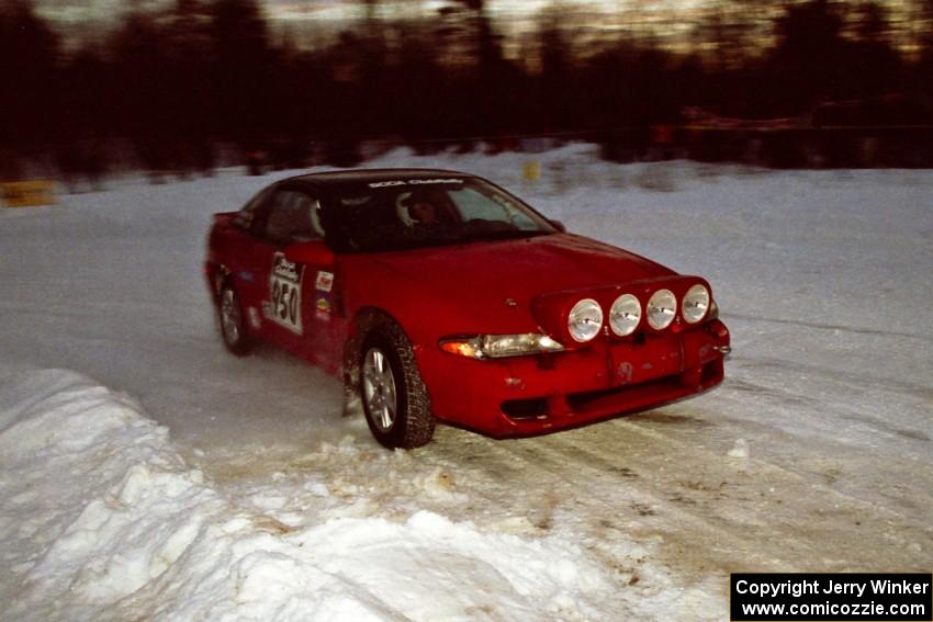 Shane Mitchell / Paul Donnelly Eagle Talon at the spectator corner on SS11, Hungry 5.