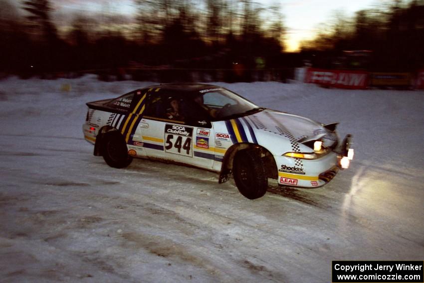 Dan Malott / Matt Malott Eagle Talon at the spectator corner on SS11, Hungry 5.