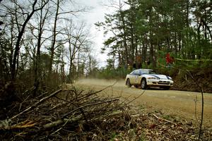 Chris Gilligan / Joe Petersen Misubishi Eclipse GSX at speed on SS11, Clear Creek I.