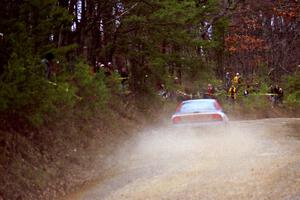 Tom Young / Jim LeBeau Dodge Neon ACR at speed on SS11, Clear Creek I.