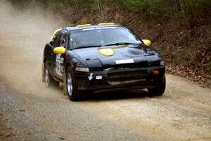 Niall Donnelly / Paul Donnelly Mitsubishi Eclipse at speed on SS11, Clear Creek I.