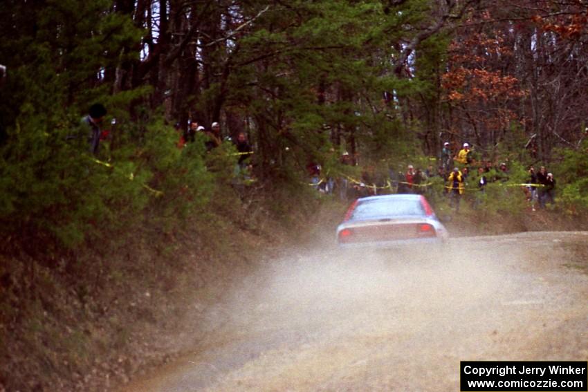 Tom Young / Jim LeBeau Dodge Neon ACR at speed on SS11, Clear Creek I.