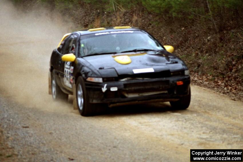 Niall Donnelly / Paul Donnelly Mitsubishi Eclipse at speed on SS11, Clear Creek I.
