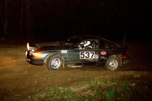 Paul Peters / Bob Anderson head uphill at the crossroads hairpin in their Mitsubishi Eclipse GSX.