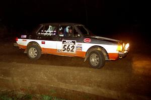 Mike Christopherson / Brian Dondlinger drift their VW Jetta through the crossroads on the final stage of the event.