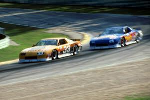 Scott Sharp's and Jack Baldwin's Chevy Camaros