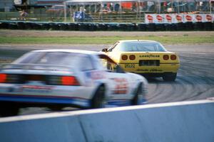 Kim Baker's Chevy Corvette and Lou Gigliotti's Chevy Camaro