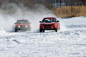 Rich Westgard / Brent Carlson Subaru Impreza and Mark Olson / Jay Jorgenson VW Scirocco