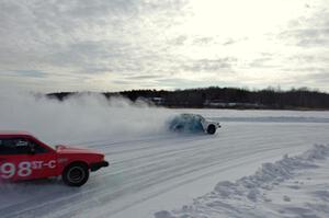 Brad Johnson / Morgan Johnson VW Rabbit and Mark Olson / Jay Jorgenson VW Scirocco