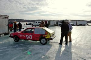 Mark Olson / Jay Jorgenson VW Scirocco packs up for the day.