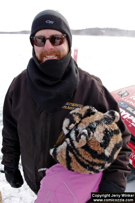 Brent Carlson and daughter Ellie Carlson