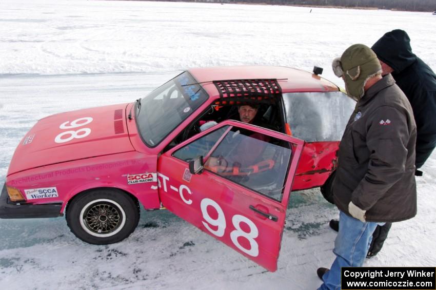 Mark Olson / Jay Jorgenson VW Scirocco before Sprint Race 5 on Saturday