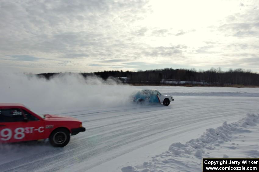 Brad Johnson / Morgan Johnson VW Rabbit and Mark Olson / Jay Jorgenson VW Scirocco