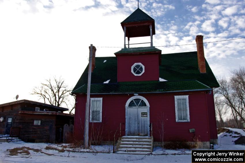 Old abandoned school house north of Cambridge, MN on Hwy. 65