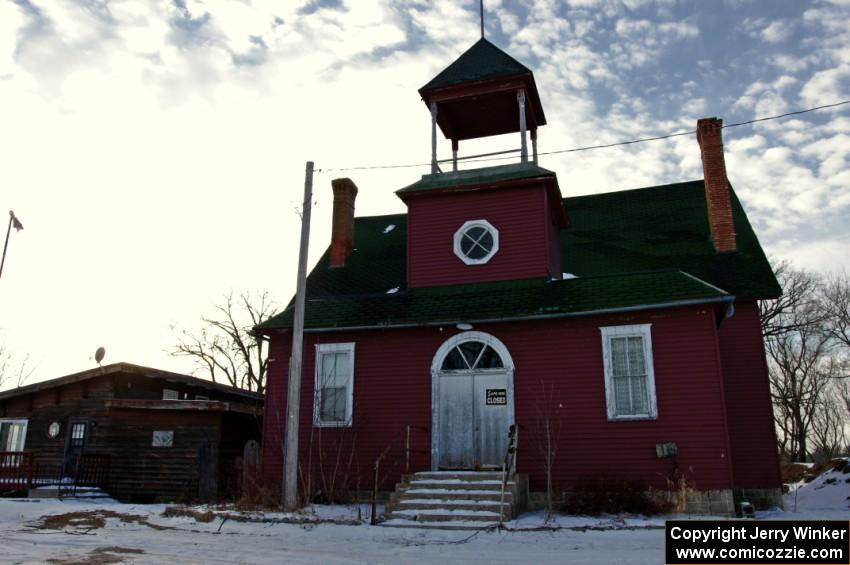 Old abandoned school house north of Cambridge, MN on Hwy. 65