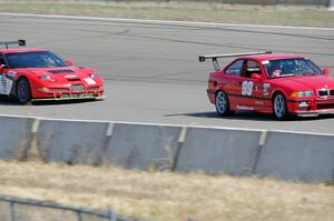 In The Red With Chris BMW M3 and Braunschweig Racing Chevy Corvette