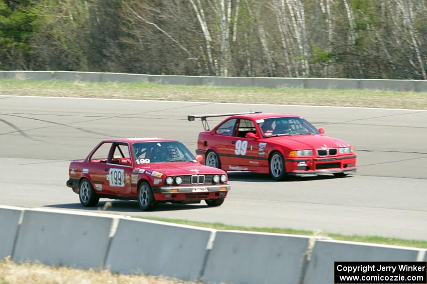 Cheap Shot Racing BMW 325is and In The Red With Chris BMW M3