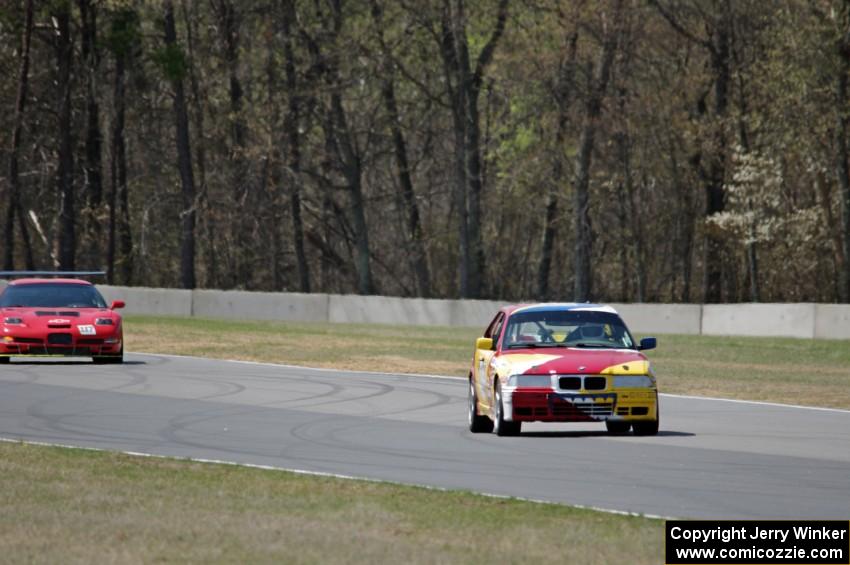 Tubby Butterman Racing 1 BMW 325i and Braunschweig Racing Chevy Corvette