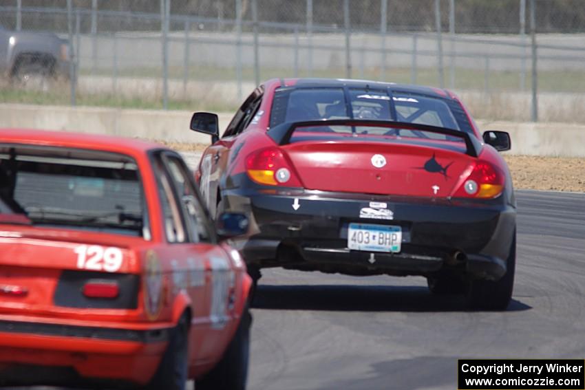 Left Shark Racing Hyundai Tiburon and E30 Bombers BMW 325i