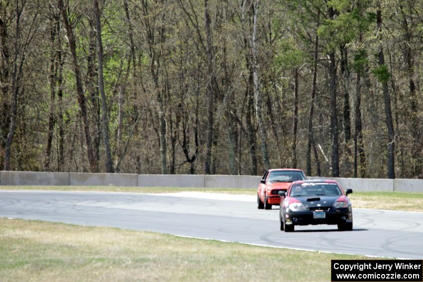 Left Shark Racing Hyundai Tiburon and E30 Bombers BMW 325i